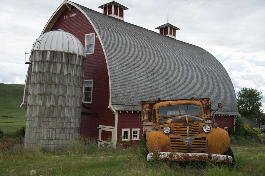 The Old Truck and The Barn