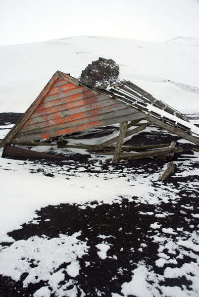 Collapsed Wooden House